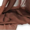 Premium Chiffon Shawl Umber Brown