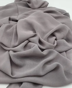 Premium Grey Chiffon Hijab by Abaqy Hijab store in USA