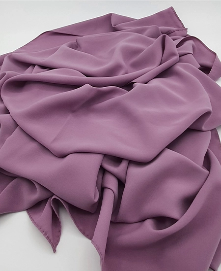 Premium Heather Purple Chiffon Hijab by abaqy Hijab in USA