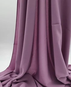 Premium Heather Purple Chiffon Hijab by abaqy Hijab in USA