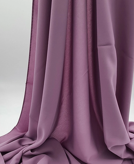 Premium Heather Purple Chiffon Hijab by abaqy Hijab in USA