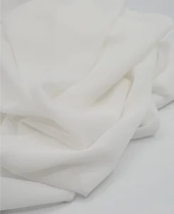 Premium Ivory Chiffon Hijab by Abaqy Hijab Store in USA