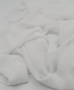 Premium White Chiffon Hijab by Abaqy USA
