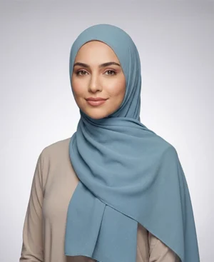 Crepe Georgette - Stone Blue