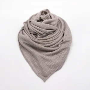 Ash Gray Cotton Shawl Hijab