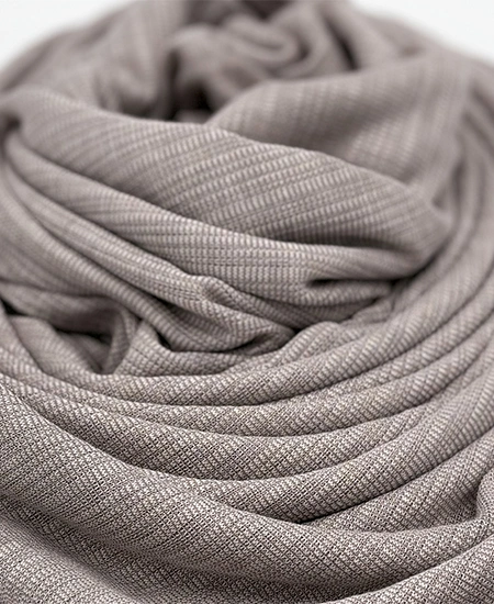 Ash Gray Pearl Cotton Hijab Shawl in USA