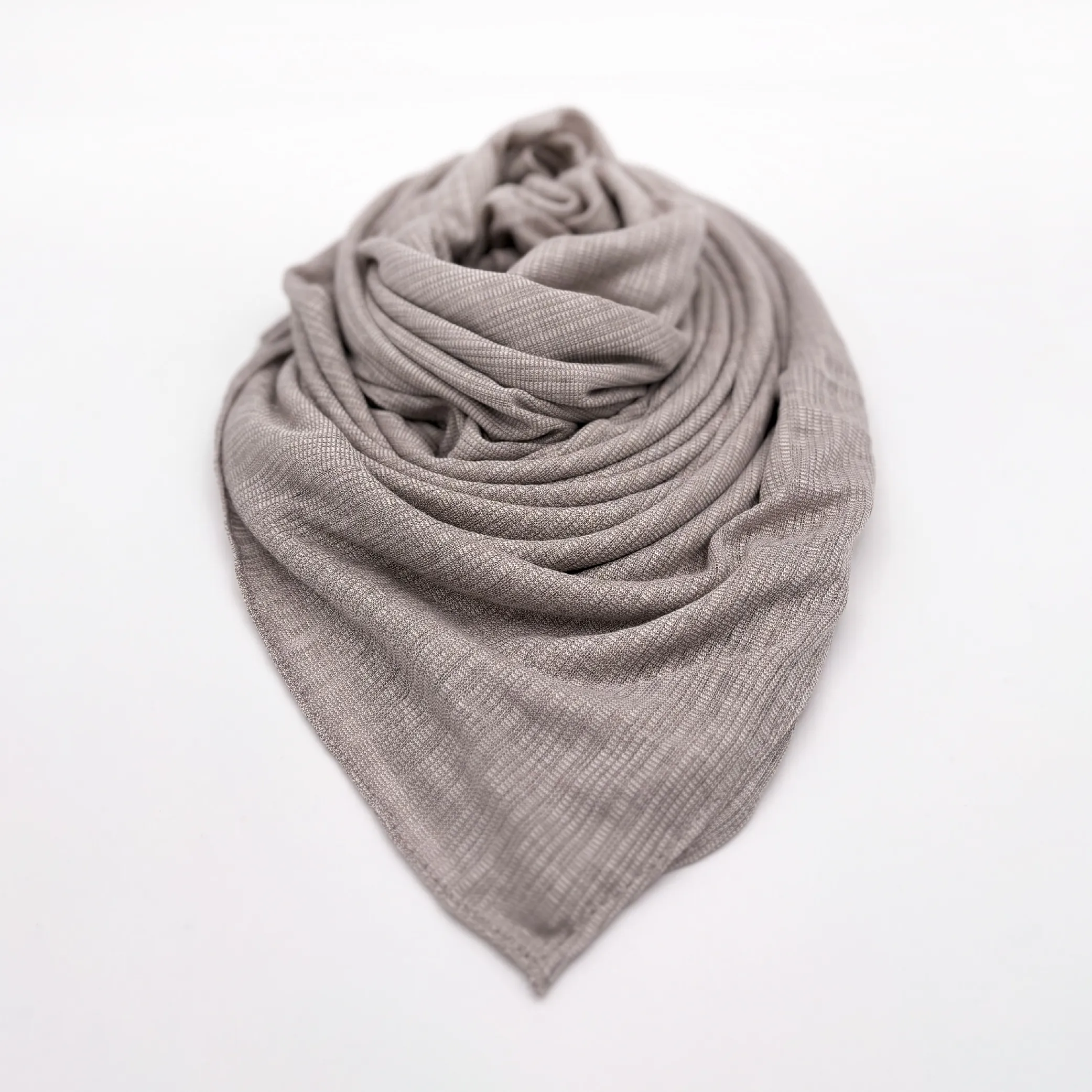 Ash Gray Cotton Shawl Hijab