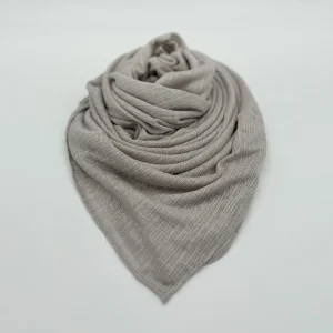 sunset hijab Ash Gray Pearl Cotton Shawl abaqy hijab fashion