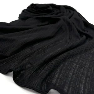 Black Pearl Cotton Shawl Hijab