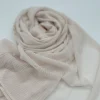 Champagne Ivory Light Chiffon Shawl Shawl by sunset hijab Abaqy hijab