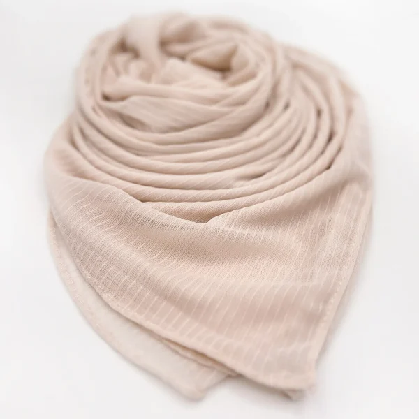 Champagne Ivory Rosa Light Chiffon Shawl Hijab