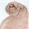 Light Peach Crystal Kashmir Shawl Hijab