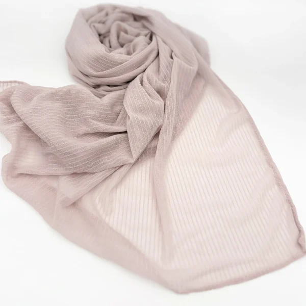 Nude Beige Rosa Light Chiffon Shawl Hijab