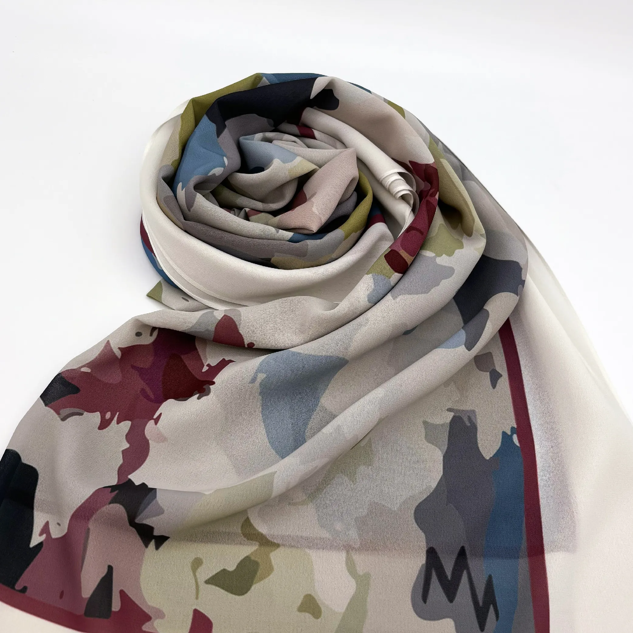 Amber Ripples Printed Shawl (2) Amber Ripples Printed Shawl 2