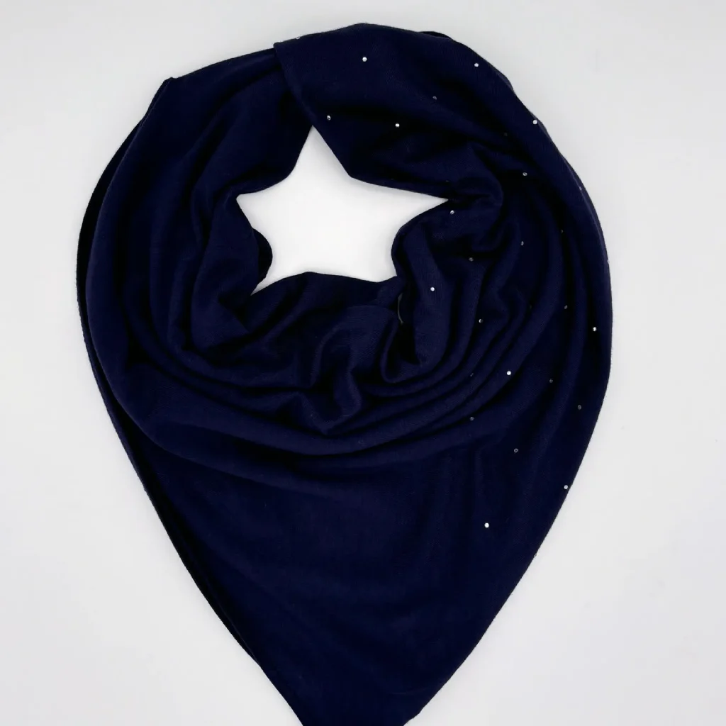 shawl dark blue