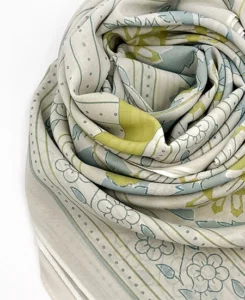 Whispers of Leaves Printed Hijab Shawl in USA