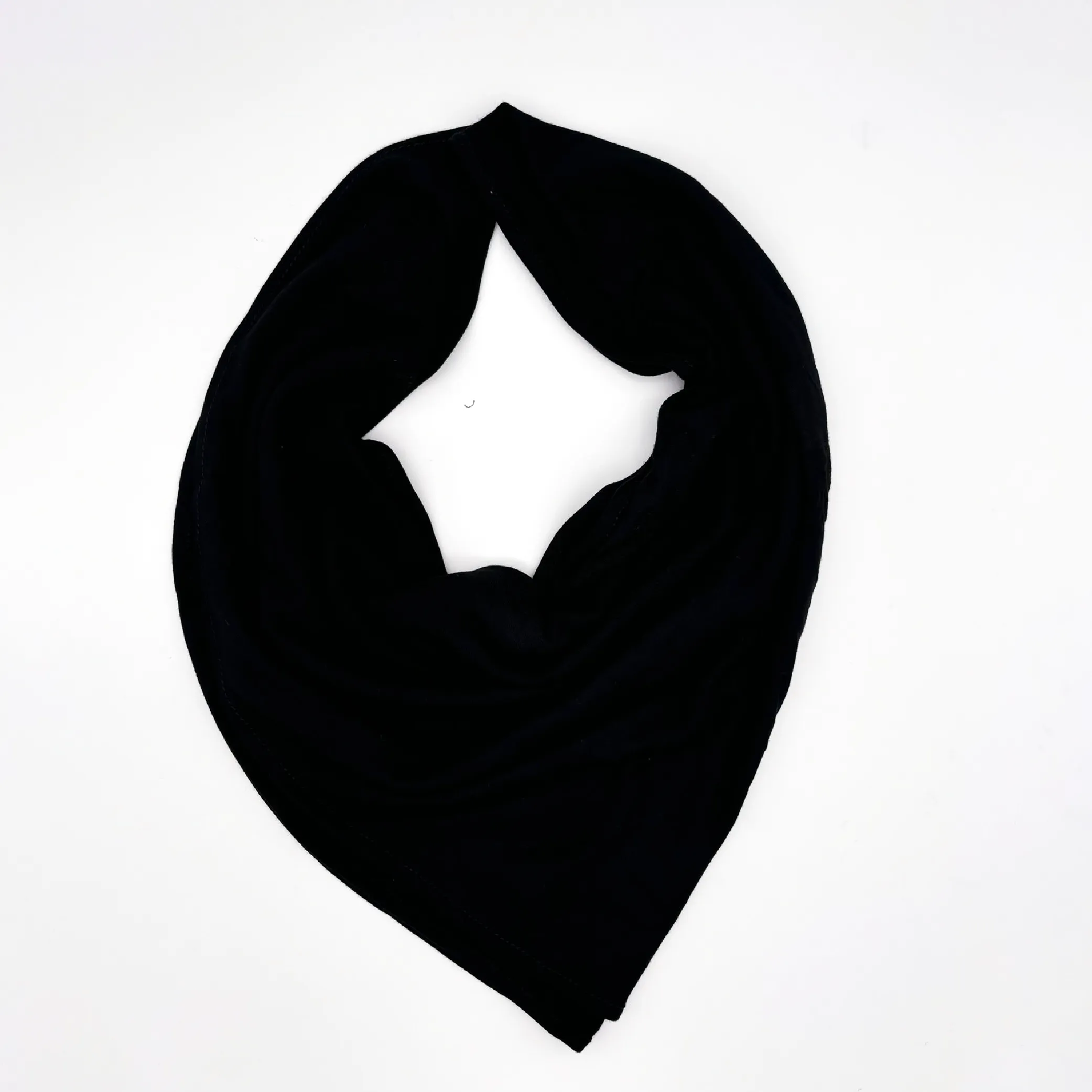 Plain Black Triangle Shawl Plain Black Triangle Shawl