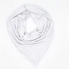 Plain White Triangle Shawl