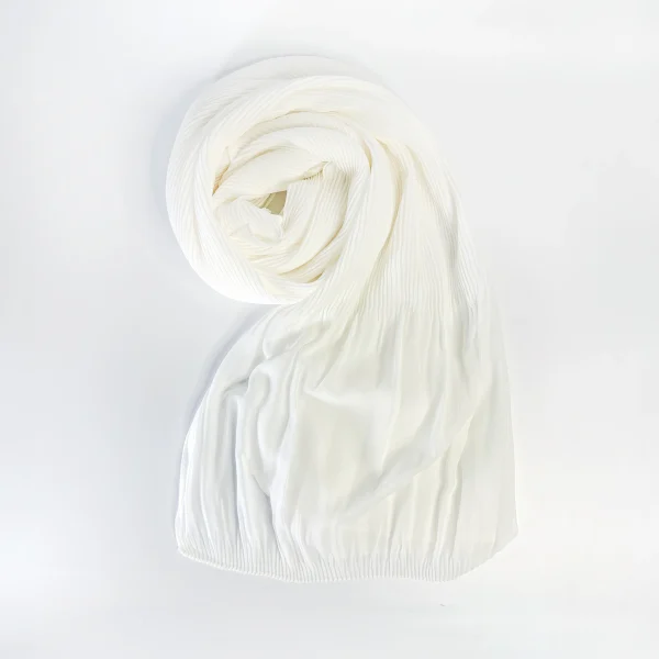 Ivory Cascade Light Chiffon Hijab