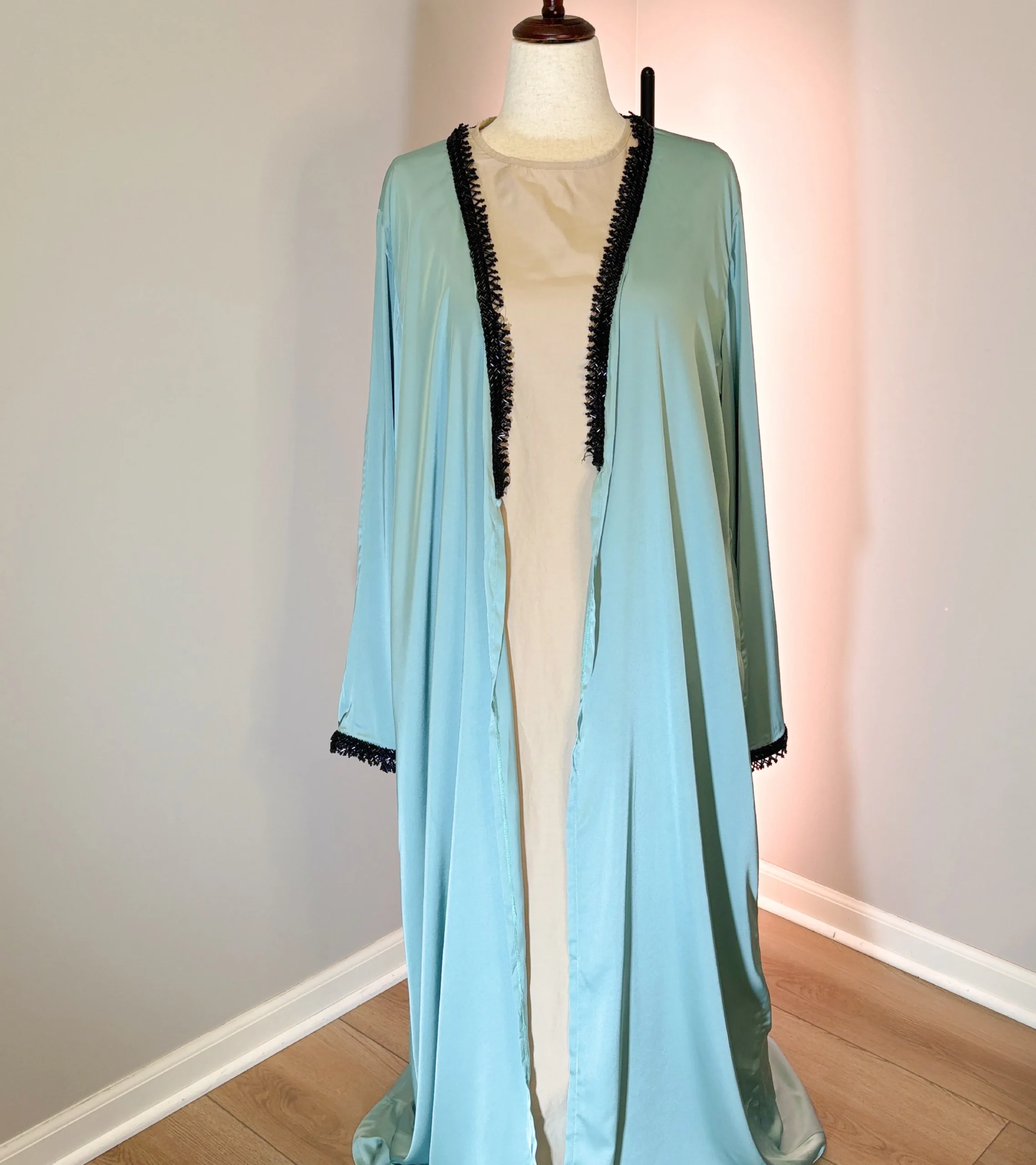 new (26) Sage Green Ramadan Abaya