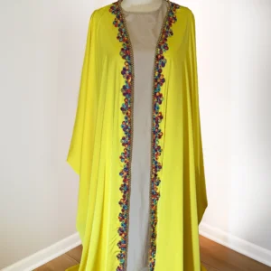 Yellow Ramadan Abaya